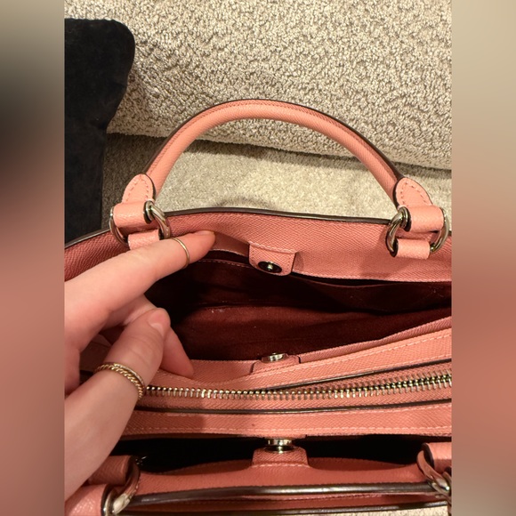 Pink Coach Mini Lillie Carryall Bag - Picture 6 of 7